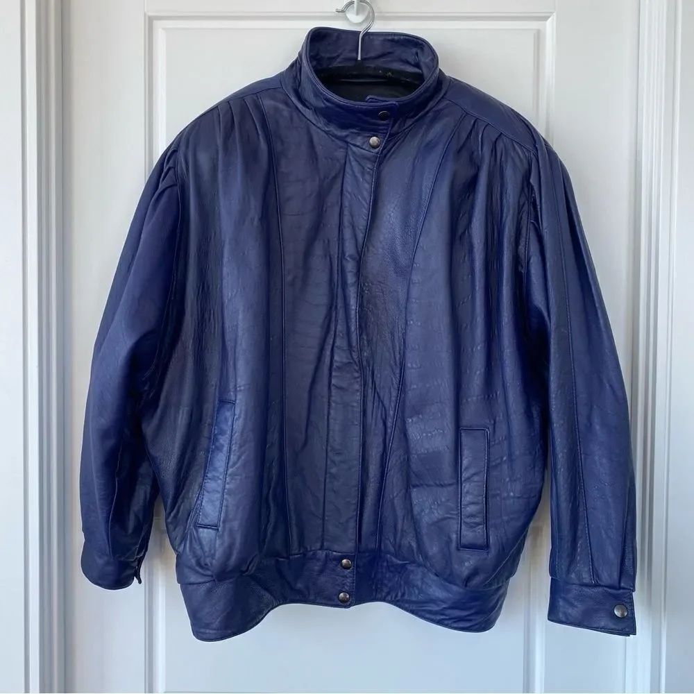 COSA NOVA | Vintage Leather Bomber Jacket